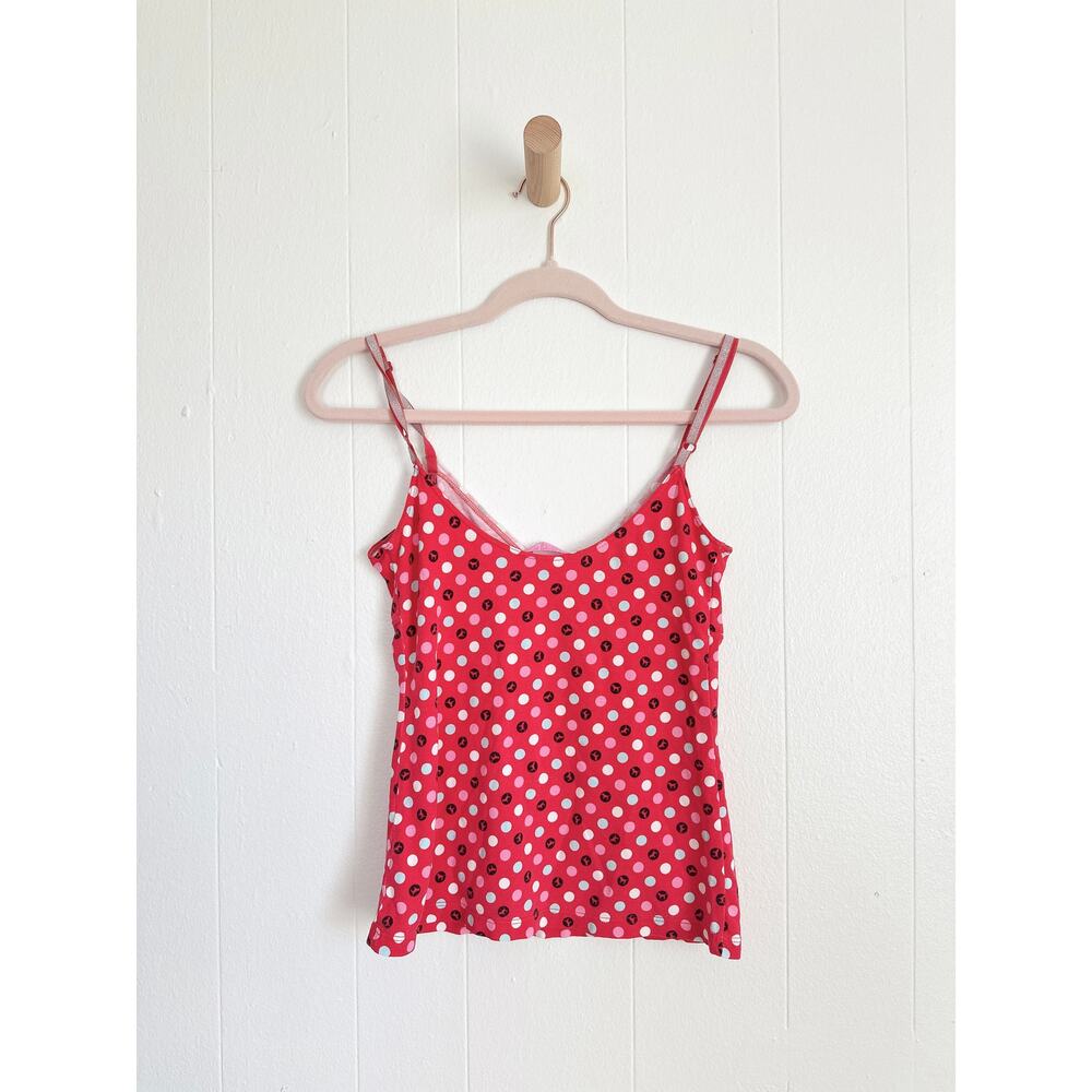 Vtg 2005 Victoria’s Secret PINK Polka Dot Cami - Y2K Archive S McBling Coquette